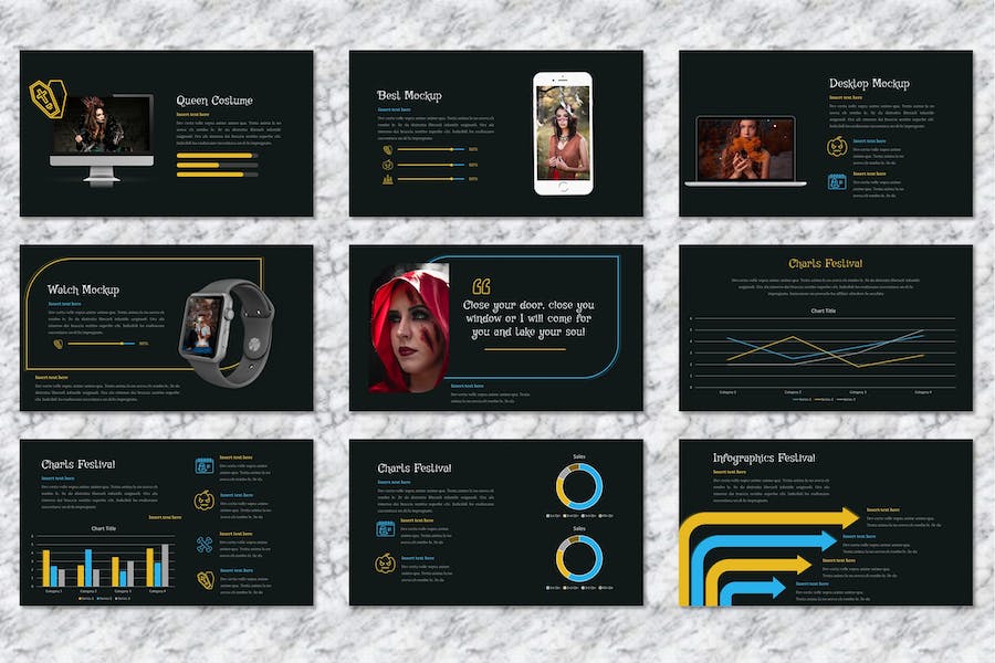 万圣节主题活动策划方案Keynote模板 - PPT派