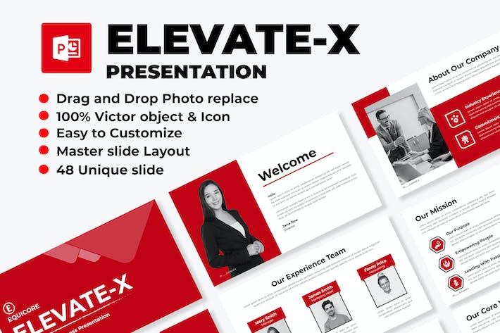 商业提升演讲展示PPT模板 - PPT派