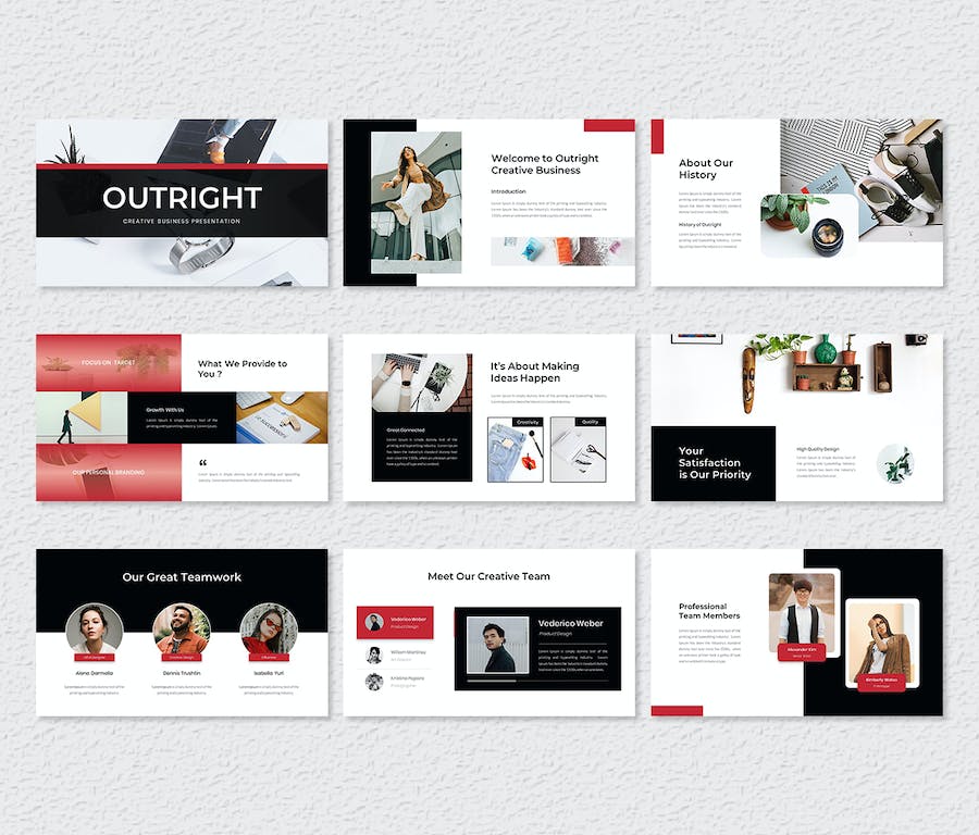 创意商务展示PPT模板 - PPT派