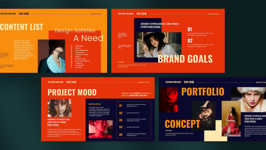 暗色系品牌建设项目提案Keynote主题演讲 - PPT派