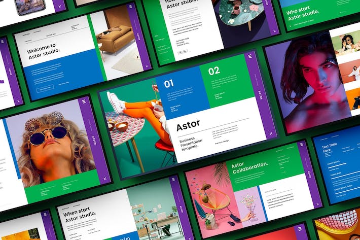 创意商务项目展示方案Keynote模板 - PPT派