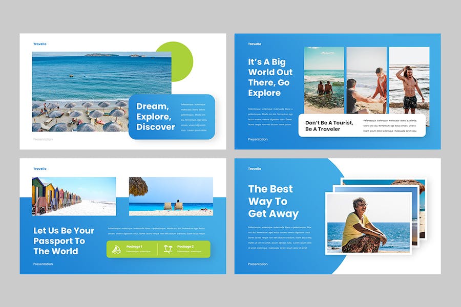 旅游代理服务讲述展示Keynote模板 - PPT派