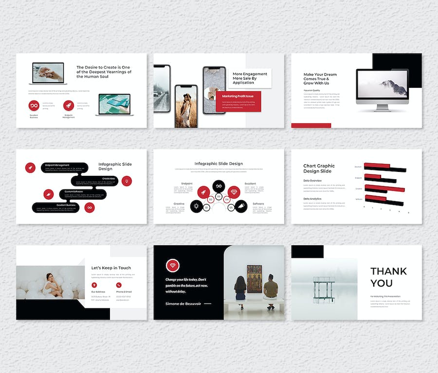 创意商务展示PPT模板 - PPT派