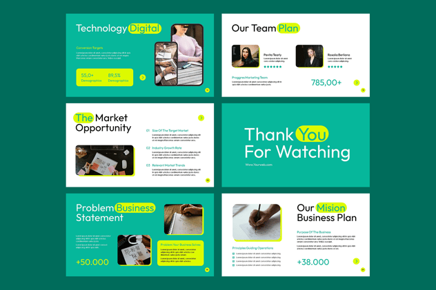 商业计划融资方案书PPT模板 - PPT派