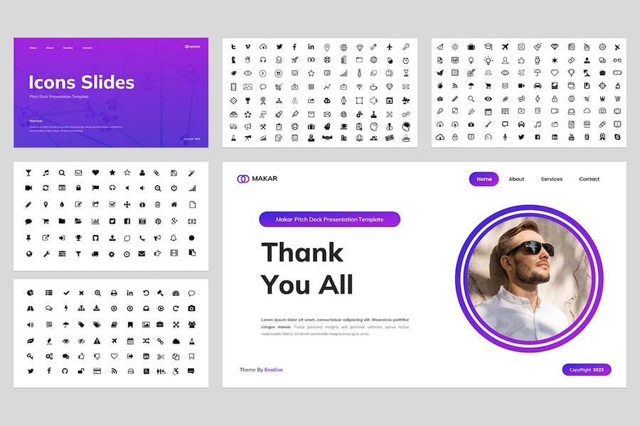 商务融资讲述展示创意Keynote模板 - PPT派