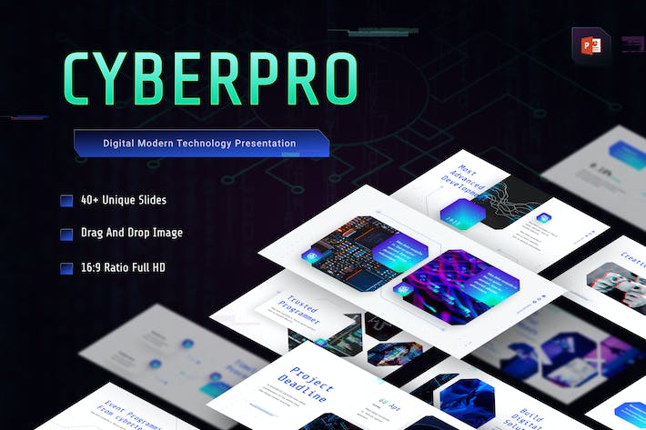 Cyberpro-futuristic-digital-powerpoint-template - PPT派