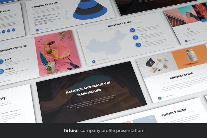 未来科技公司企业品牌宣传PPT模板 - PPT派