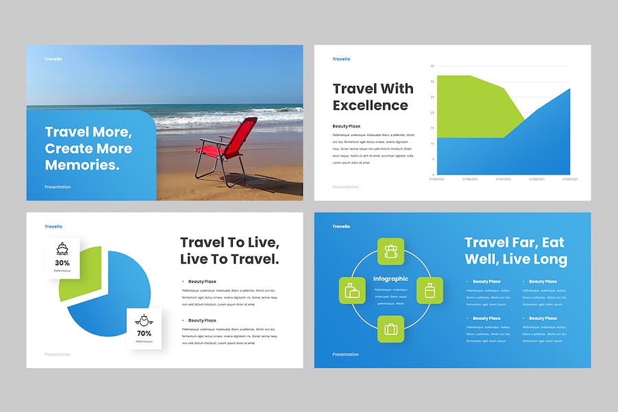 旅游代理服务讲述展示Keynote模板 - PPT派