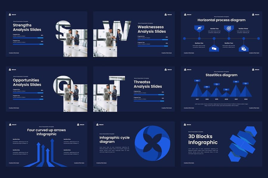 创意商务项目推介品牌营销策划展示方案PPT模板 - PPT派