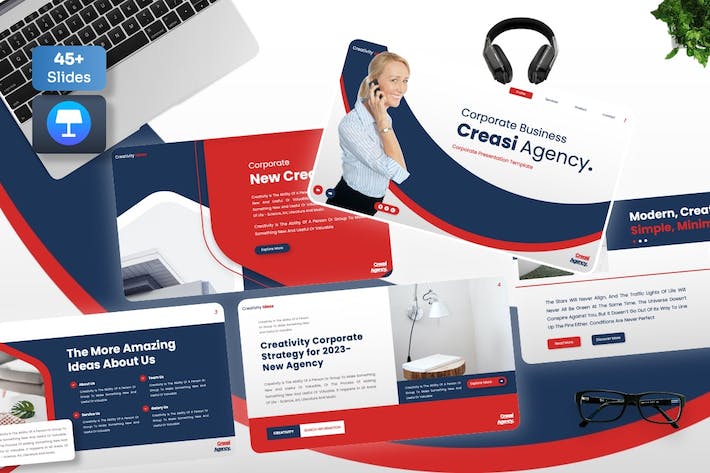 企业公司年度报告总结Keynote模板 - PPT派