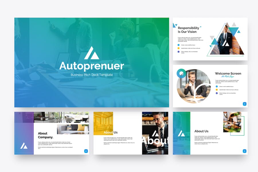 创业项目商业路演keynote演示模板 - PPT派