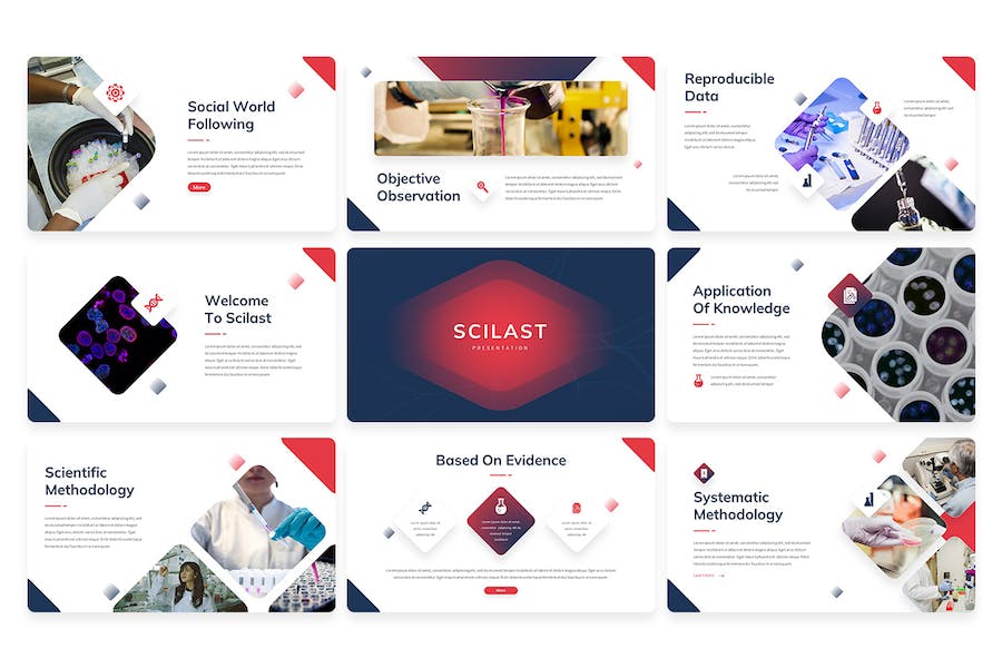 研究案例实验室设计方案Keynote模板 - PPT派