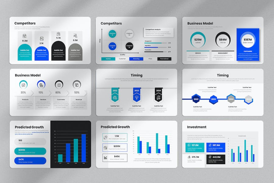 商务融资路演演讲PPT模板 - PPT派