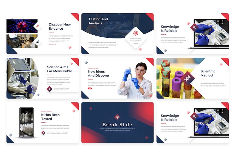 研究案例实验室设计方案Keynote模板 - PPT派