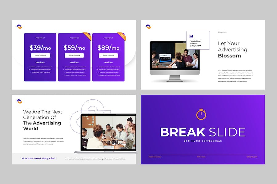 商务企业项目推介路演书Keynote模板 - PPT派