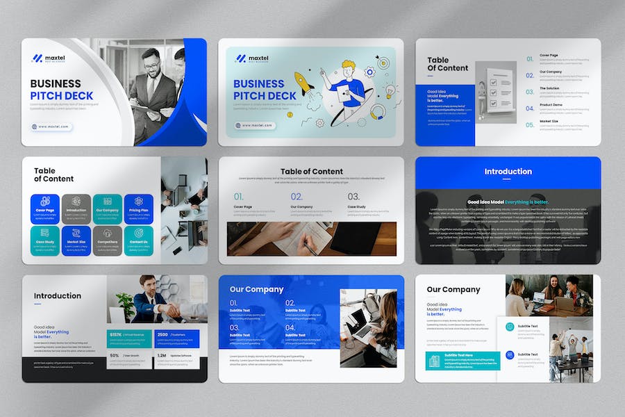 商务融资路演演讲PPT模板 - PPT派