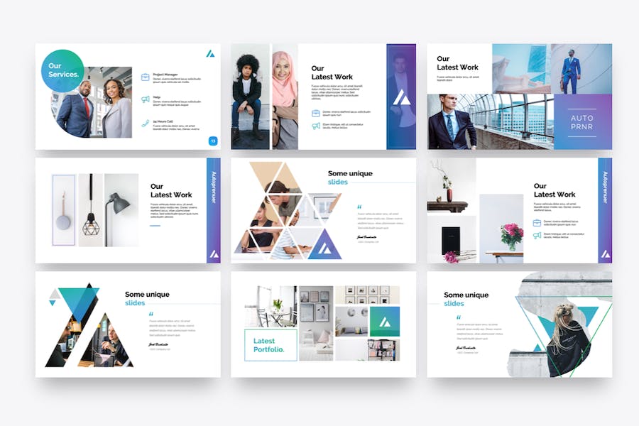 创业项目商业路演keynote演示模板 - PPT派