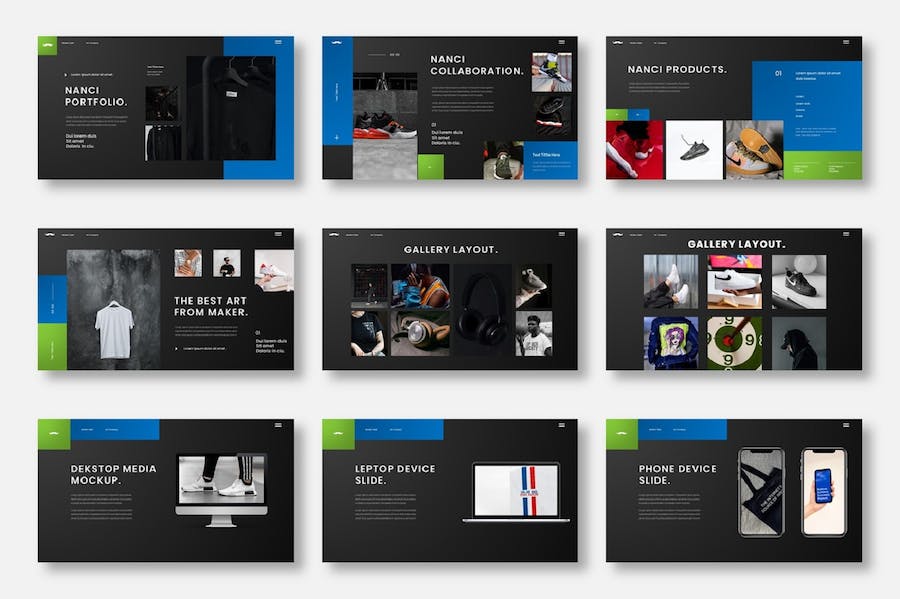 深色创意品牌策划方案Keynote模板 - PPT派