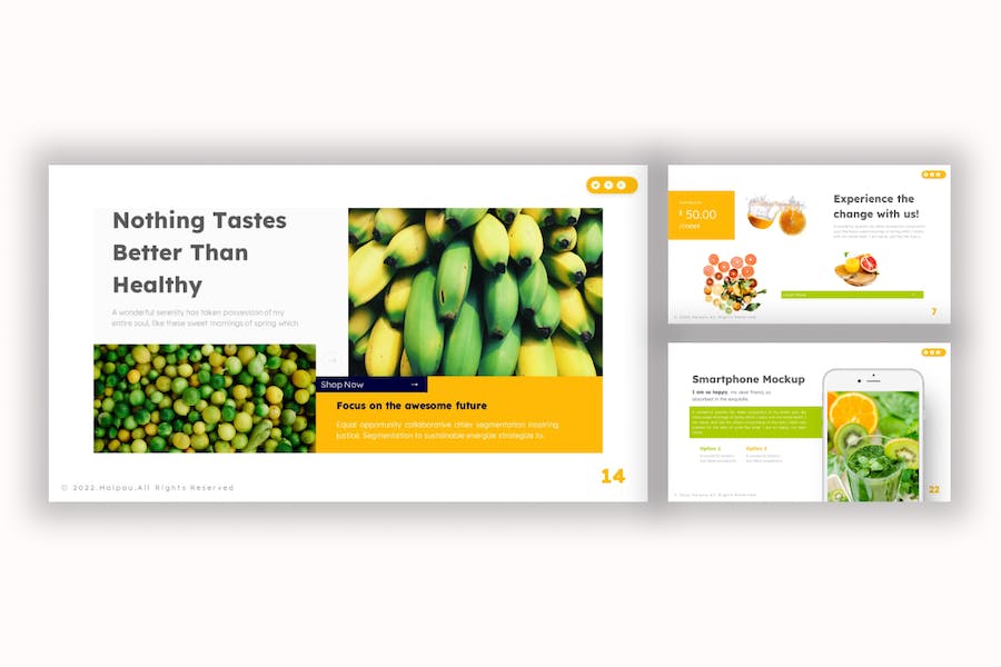 Haipau-healthy-food-modern-powerpoint-template - PPT派