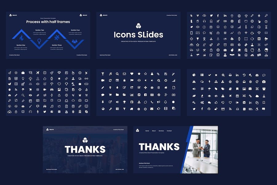 创意商务项目推介品牌营销策划展示方案PPT模板 - PPT派