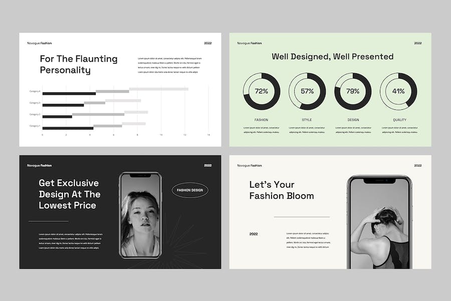 高级灰时尚品牌产品发布会Keynote模板 - PPT派