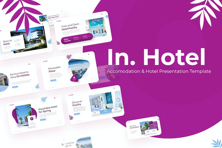 In-hotel-accomodation-hotel-powerpoint-template - PPT派