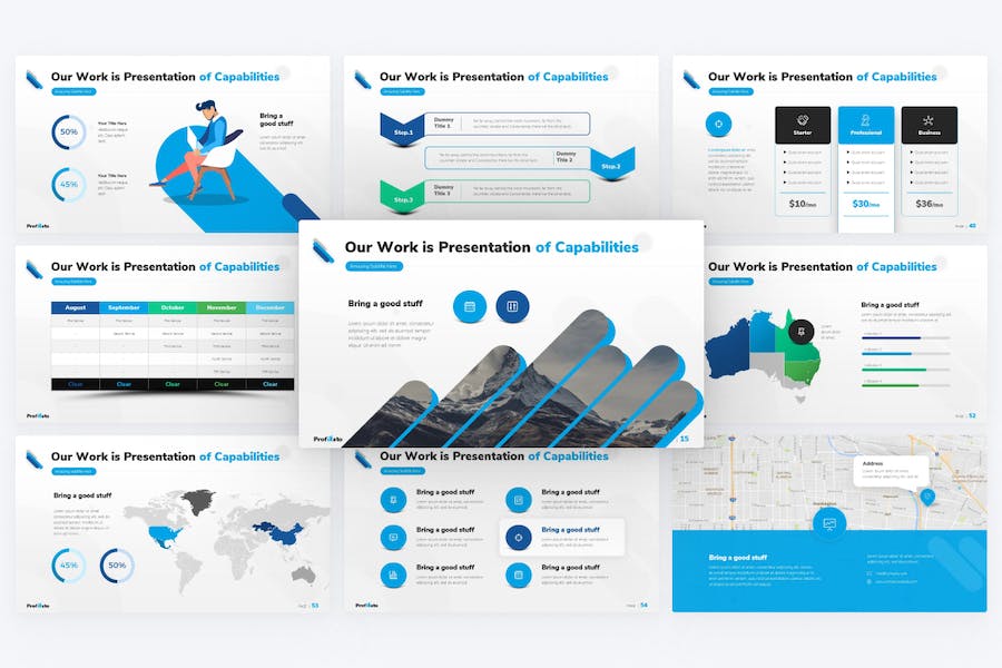 Profilisto-business-creative-powerpoint-template - PPT派