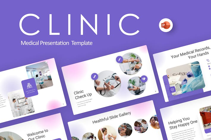 Clinic-purple-creative-medical-gradient-powerpoint - PPT派