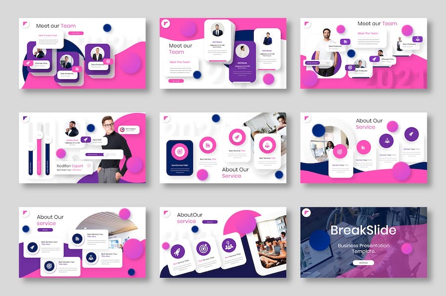 商业企业项目讲述推介Keynote模板 - PPT派