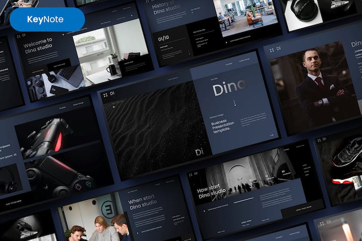 商务演讲创意设计展示Keynote模板 - PPT派