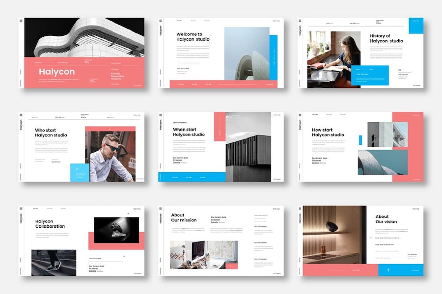 商业品牌推广营销策略Keynote模板 - PPT派