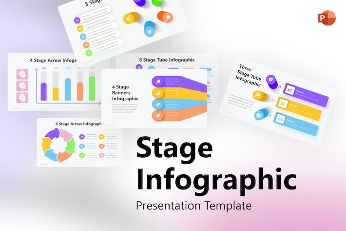 阶段-信息图表-PowerPoint-模板 - PPT派