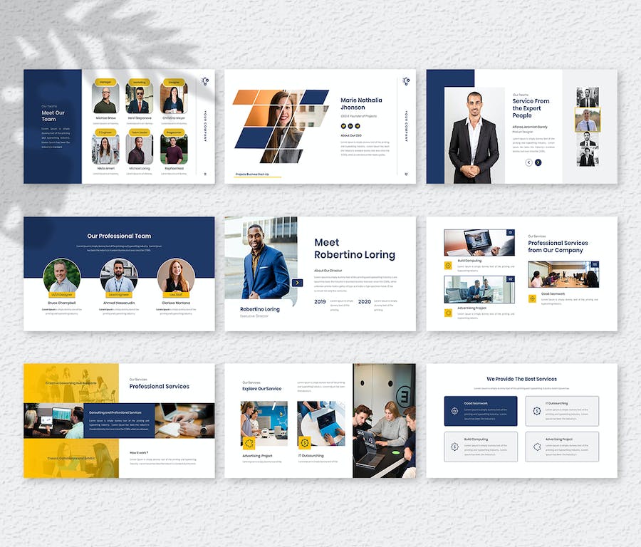 创意商务项目策划展示PPT模板 - PPT派