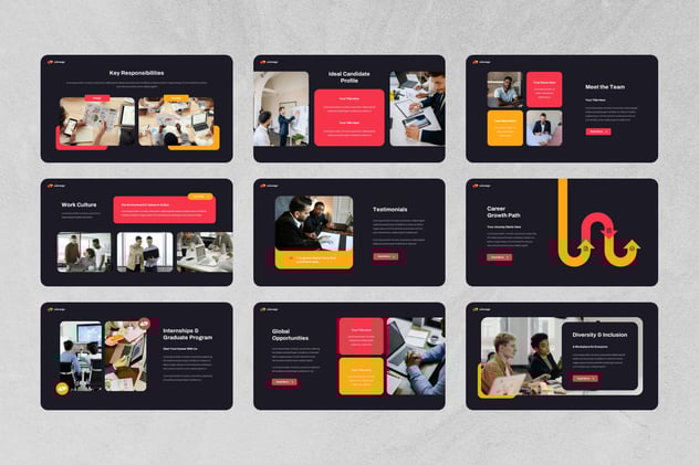 职位招聘人才招募宣传PPT模板 - PPT派