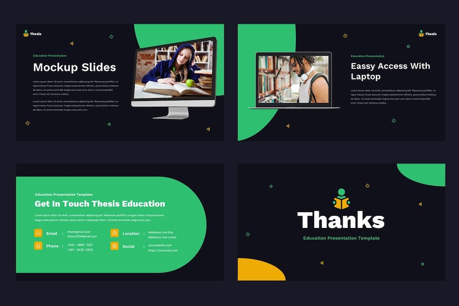 论文教育学术讲述方案Keynote模板 - PPT派