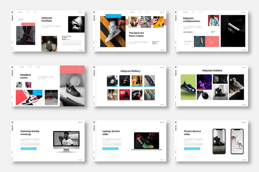 商业品牌推广营销策略Keynote模板 - PPT派