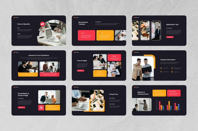 职位招聘人才招募宣传PPT模板 - PPT派