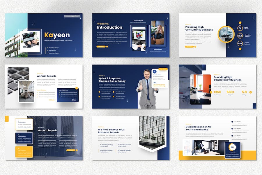 公司年度财务报告总结Keynote模板 - PPT派