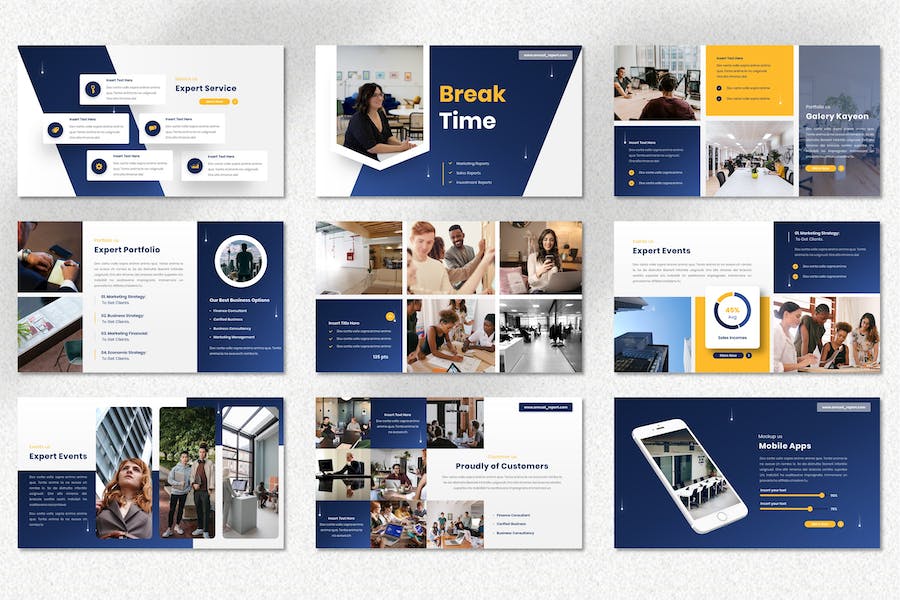 公司年度财务报告总结Keynote模板 - PPT派