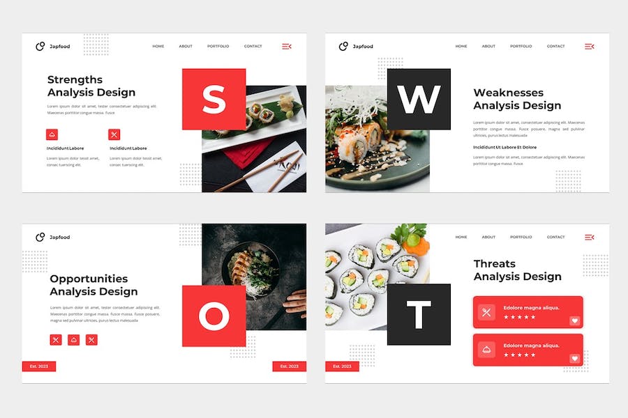 日本食品日式料理主题Keynote演讲 - PPT派