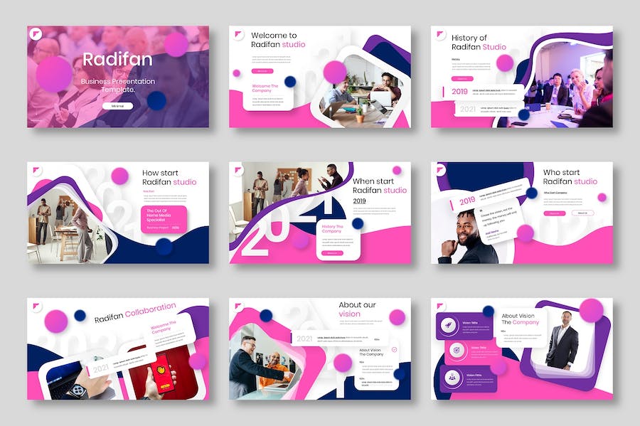 商业企业项目讲述推介Keynote模板 - PPT派