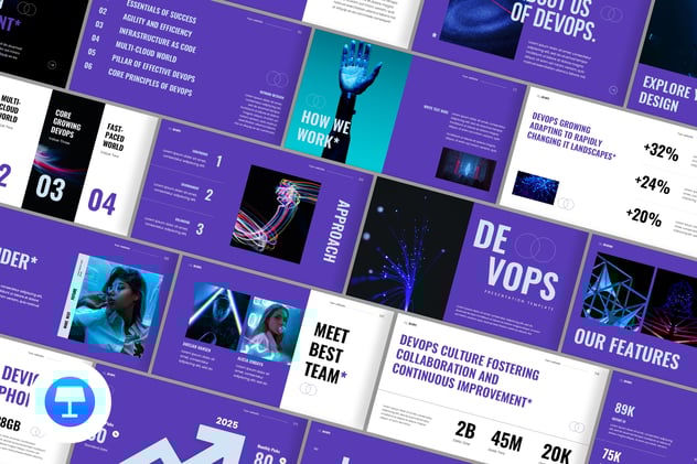 人工智能技术开发运维方案Keynote模板 - PPT派