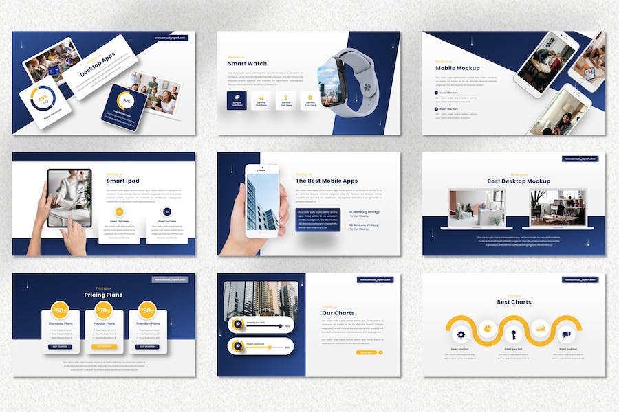 公司年度财务报告总结Keynote模板 - PPT派