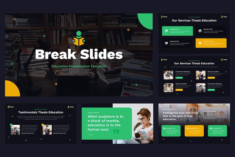 论文教育学术讲述方案Keynote模板 - PPT派