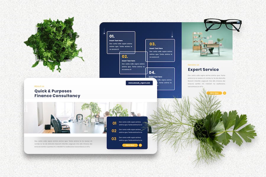公司年度财务报告总结Keynote模板 - PPT派