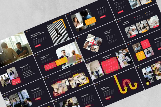 职位招聘人才招募宣传PPT模板 - PPT派