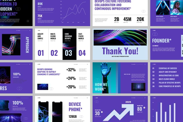 人工智能技术开发运维方案Keynote模板 - PPT派