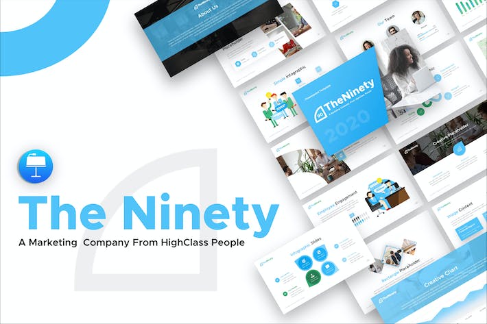 The-ninety-marketing-business-keynote-template - PPT派