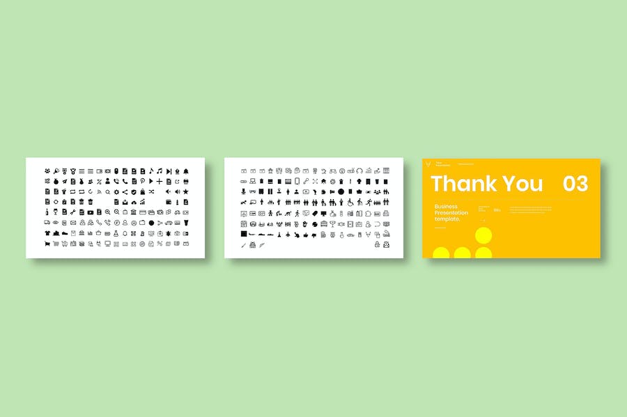 橙黄色创意商业策划Keynote模板 - PPT派