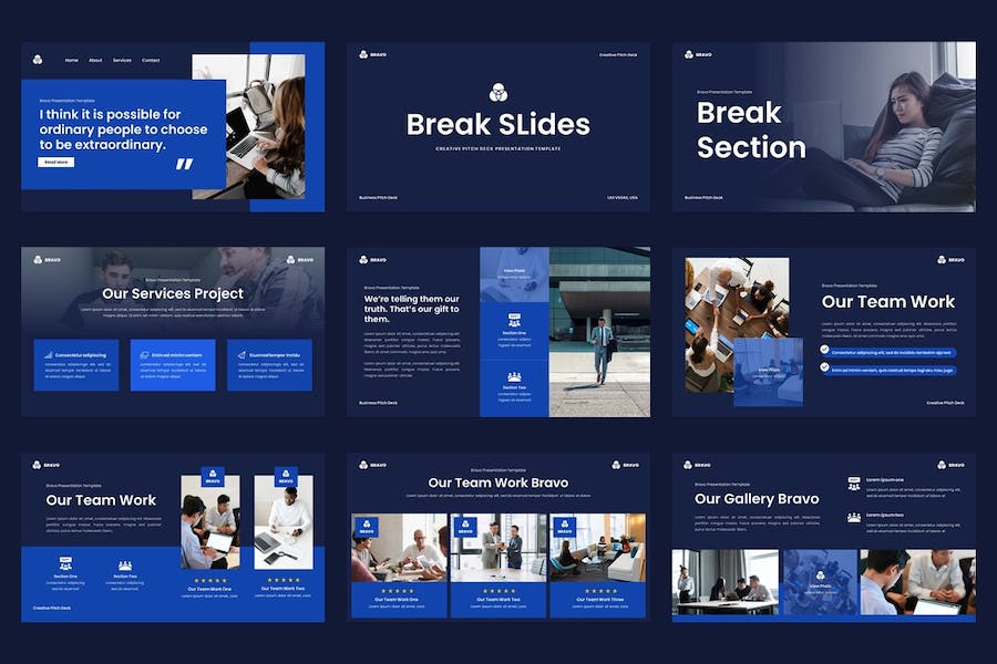 创意商务项目推介品牌营销策划展示方案PPT模板 - PPT派